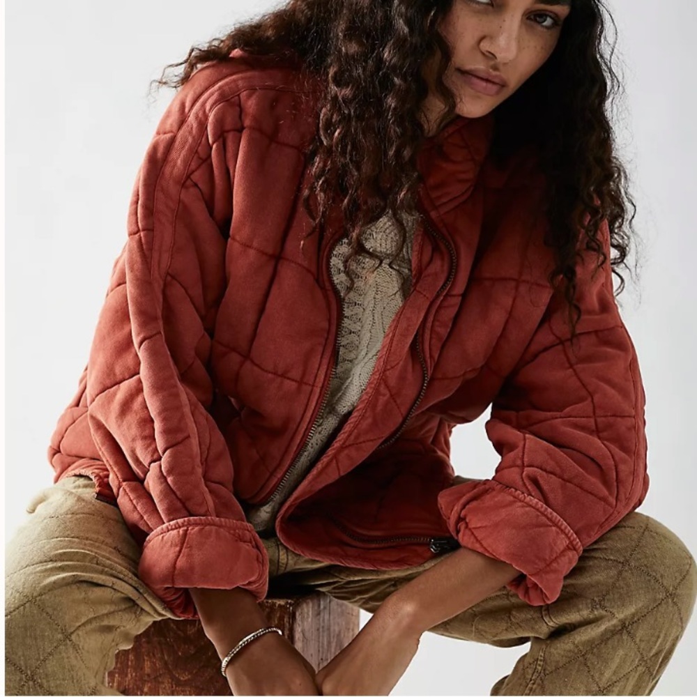 Dolman Quilted Knit Jacket